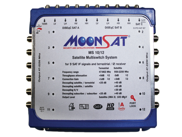 MoonSat MS 10-12 Sonlu Switch
