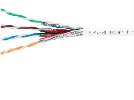 Oring Networking RW-UF06A01WH U/FTP CAT6A 10G 23AWG LSZH Network Kablosu 500mt