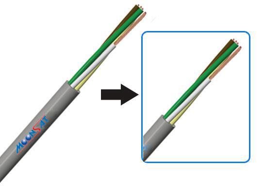 MoonSat DT8 Diyafon Kablosu 8x0.22 mm²