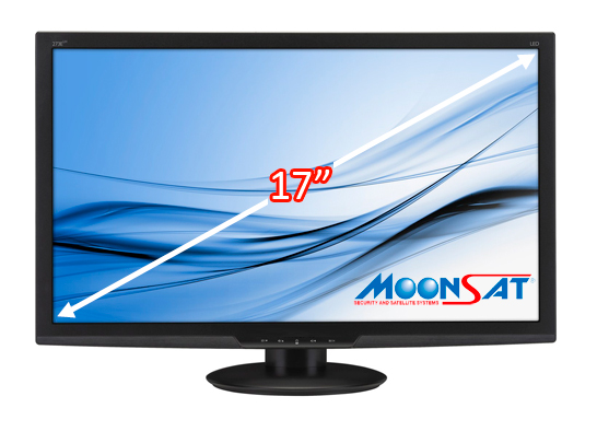 MoonSat 17” LED Monitör