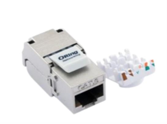 Oring Networking KJC6FS FTP Cat6 Keystone Jack - Straight